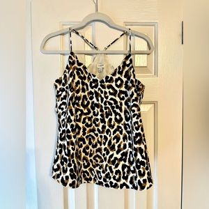 J Crew Size 4 Leopard Print Cami EUC